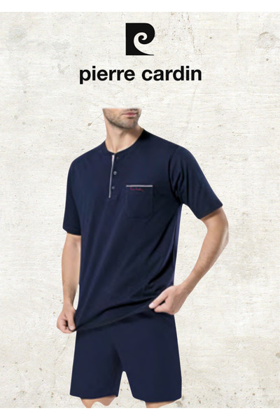 Pierre Cardin 5 Parça Çeyizlik - Hediyelik Robdöşambr & Uzun Kollu - Kısa Kollu Pijama Takım & Deri Terlik