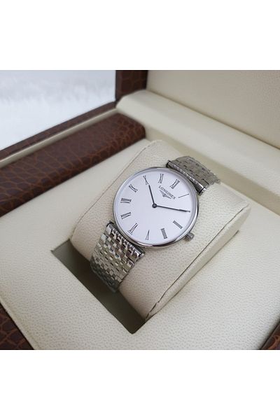 Watch Elegant Lonigons watch, LaGrand steel bracelet model, battery machine, with accessories