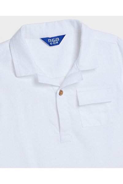 R&B Solid Shirt and Shorts Set