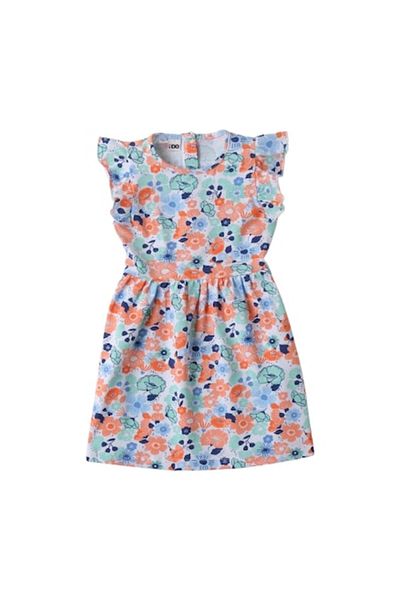 İDO I Do - Lightweight Dress for Girls, Multicolor, 98 CM