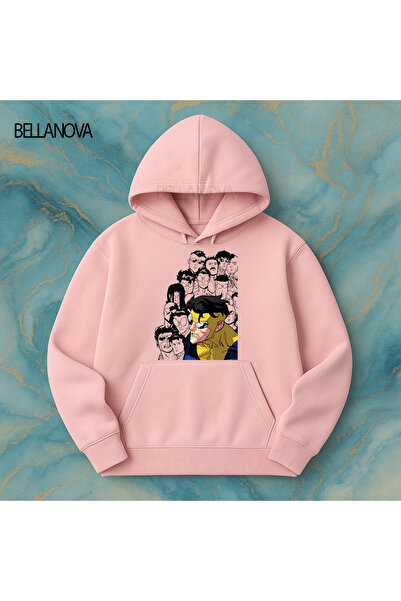 bellanova Κορυφαίας ποιότητας Unisex Φούτερ με κουκούλα και 3 κλωστές