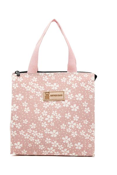 R&B Floral Printed Insulated Lunch Bag