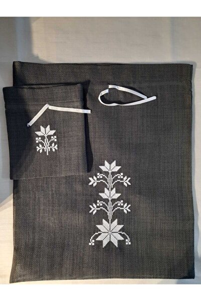 Vinezza Home Collection Dowry 6 Piece Floral Embroidered Etamine Prayer Rug Set Bundle Set