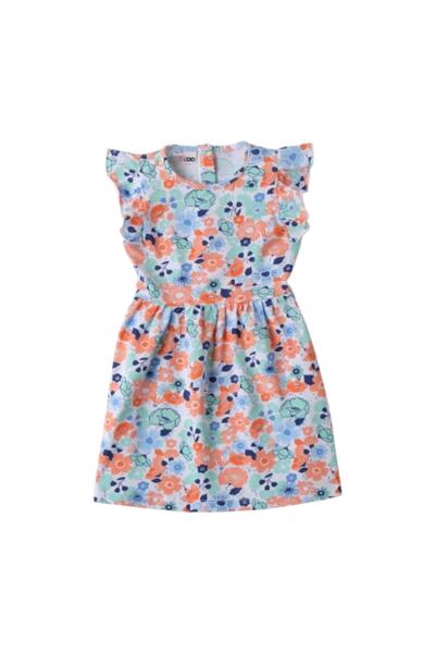İDO I Do - Lightweight Dress for Girls, Multicolor, 98 CM