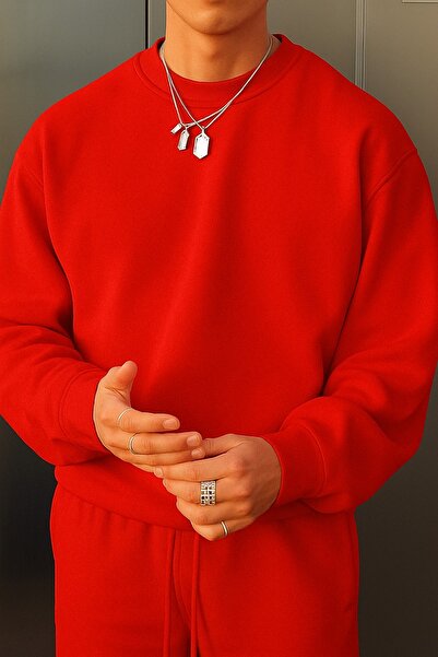 DM DOLCE MORE سترة رياضية رجالية مطبوعة من القطن الممشط بثلاثة خيوط