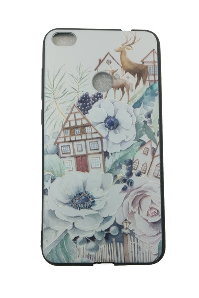 OEM Carcasă compatibilă cu Huawei P8 Lite 2017, Cabana în natură, gofraj 3D, ...