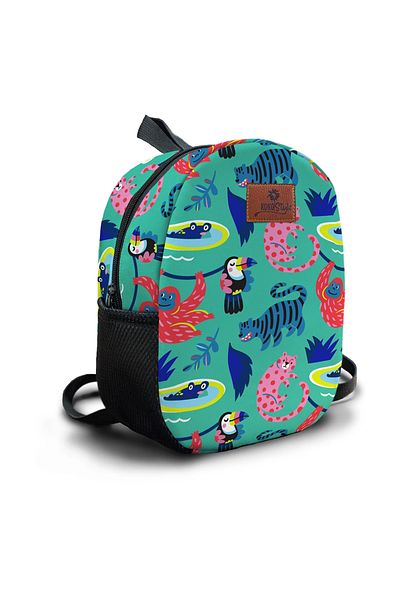 Kokopatik Crazies of the Jungle Pattern Medium Size Nursery Bag