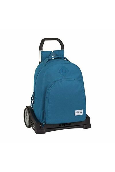 Blackfit8 School Rucksack with Wheels Evolution Egeo Blue (32 x 42 x 15 cm)