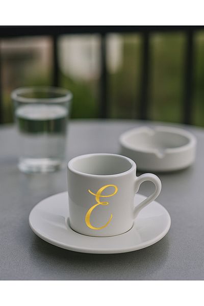TREND YANKI Letter Printed T. Coffee Cup