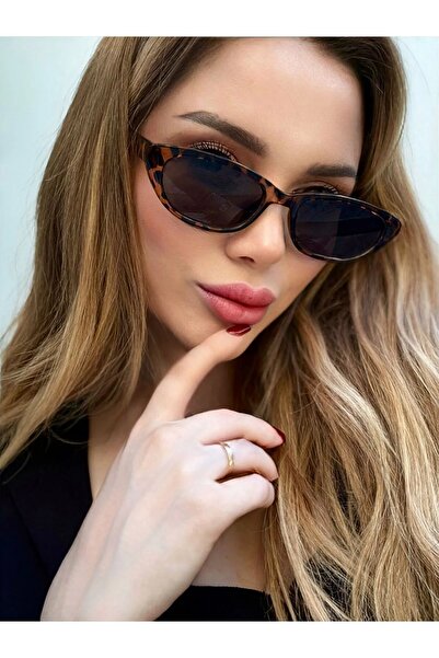 ZENIT Miltran Leopard Print Black Optical Match Women's Cateye Sunglasses |   Uv400 Protected and 50 Ekartman