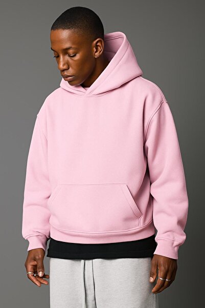 BENROMA 3-нишка джърси едноцветна унисекс блуза с принт