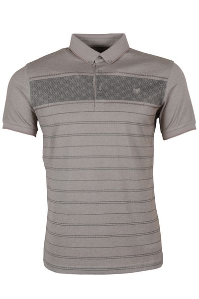 Modarar Men's T-Shirt Polo Neck Regular Fit Pattern Rar01321