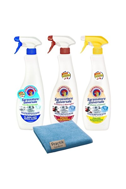 chante clair Set de curățare 3x Detergent universal Chante Clair cu bicarbona...