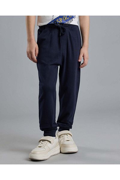 R&B Solid Joggers with Drawstring Waist