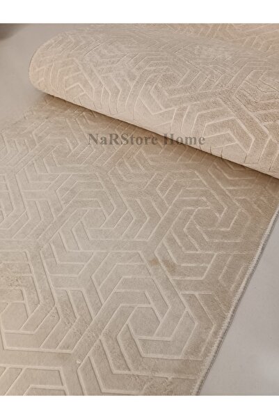 NaRStore Home Dinar Armoni Kaymaz Tabanlı Kesme Kabartmalı Salon Koridor Mutf...