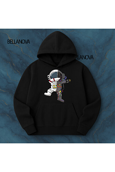 bellanova Κορυφαίας ποιότητας Unisex Φούτερ με κουκούλα και 3 κλωστές