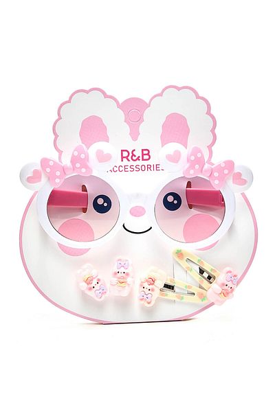 R&B Sunglasses & Hair Accessories Set