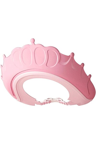 Fippy Baby Bath Protective Visor, Crown Model, Adjustable, Pink, 24x22 cm