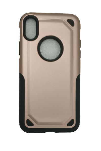 OEM Husă de protecție compatibilă cu iPhone X XS, silicon cu policarbonat, ro...