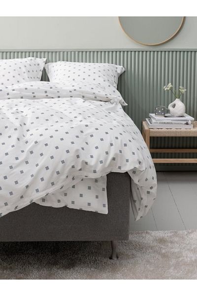 OEM Bed linen+sheet ANNIKA 200x220 blue/white