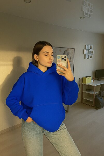 DM DOLCE MORE سترة نسائية من القطن الممشط بثلاثة خيوط بلون واحد