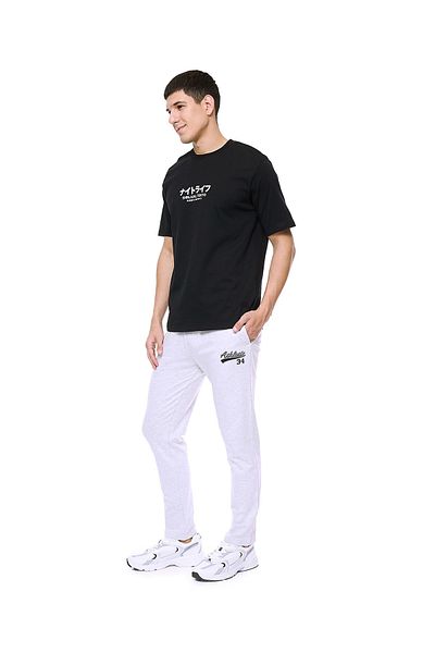R&B Print Detail Sweatpants with Drawstring waist