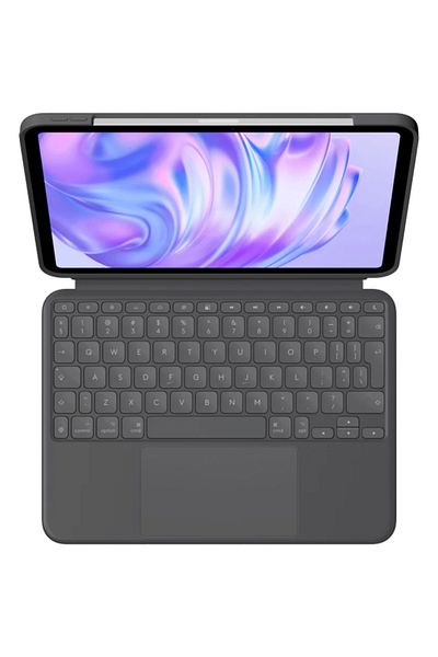 logitech Combo Touch Case with Keyboard for Apple iPad Pro 11-inch (M4), US International Layout (Gr