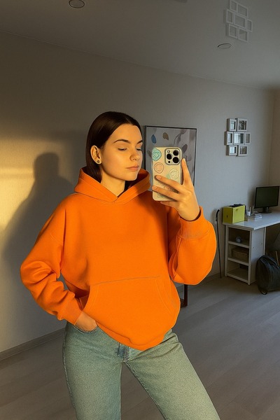 BENROMA 3 НИТКОВИЙ ПЕНСИЙНИЙ ЖІНОЧИЙ ОДНОКОЛЬОРОВИЙ СВІТШОТ