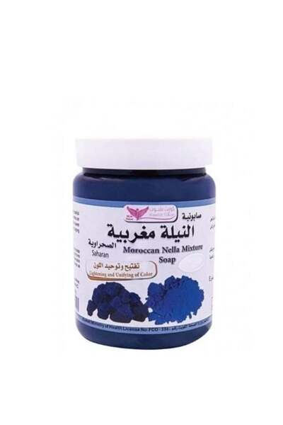 Kuwait Shop Moroccan Indigo Soap from Cute Shop, 450 grams