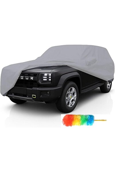 TORONTO غطاء سيارة جيتور T1 2024-2025 - رمادي، مقاوم لجميع الأحوال الجوية، مقاوم للماء والأشعة فوق البنفسجية والغبار