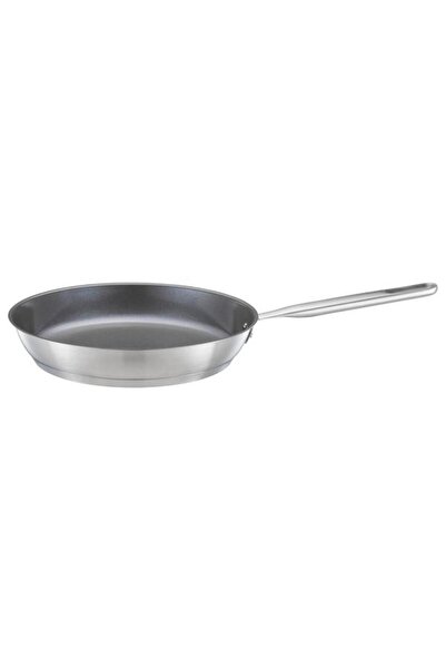 FiSKARS Frying Pan Stainless Steel Non-Stick All Steel 28 cm (Steel)