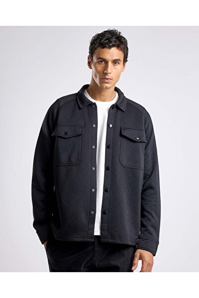 R&B جاكيت بتصميم ذاتي مع ياقة كلاسيكية وأكمام طويلة