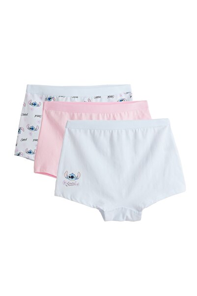 R&B 3 Pack Stitch Print Boyshorts