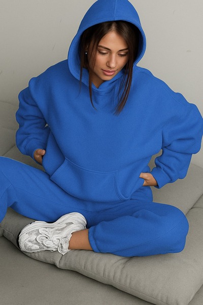 BENROMA 3 İPLİK PENYE UNISEX DÜZ RENK SWEATSHIRT