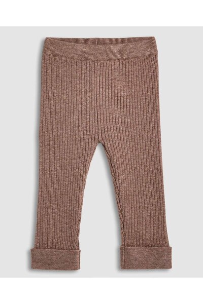 R&B بنطال مضلع بخصر مطاطي