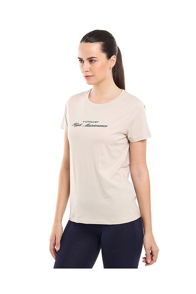R&B Typography Print T-Shirt with Crew Neck and Short Sleeves