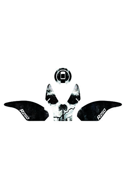 MKARAKAN RVELL RKS R250 2022-2024 Uyumlu Tank Pad Set 002