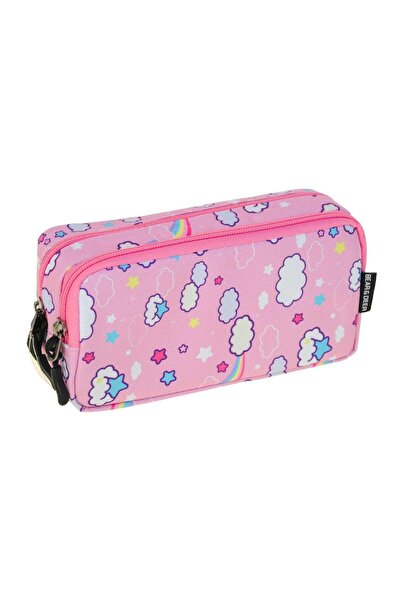 Bear & Deer حقيبة أقلام مزدوجة العيون من بي آند دي سكول رينبو - حامل أقلام