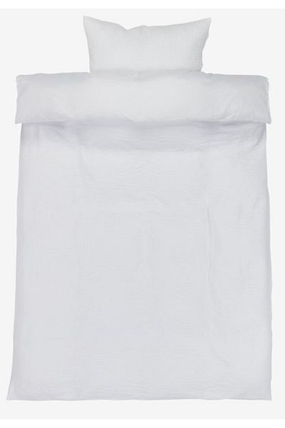 OEM Crepe bed linen LUSINE 140x200 white