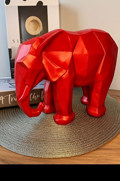 jeane home decor Dev Boy Kübik Geometrik Fil Hediyelik Dekoratif