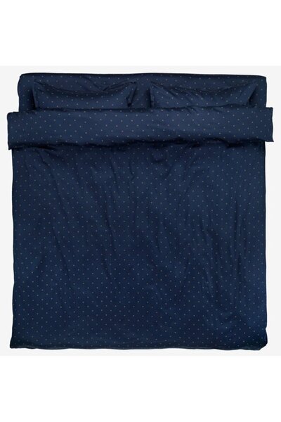 OEM Bed linen + satin sheet STELLA 200x220 blue