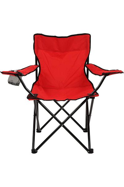 Türkiye Outdoor Folding Chair Rustproof Strong Frame Cup Holder Portable Camping Folding Chair with Storage