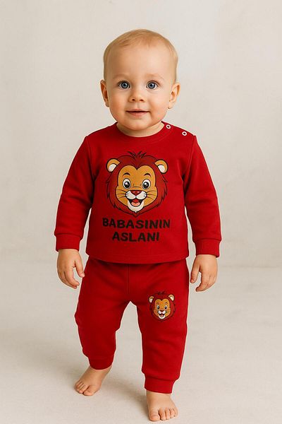 nevrankids Daddy's Lion Baby Boy Set of 2