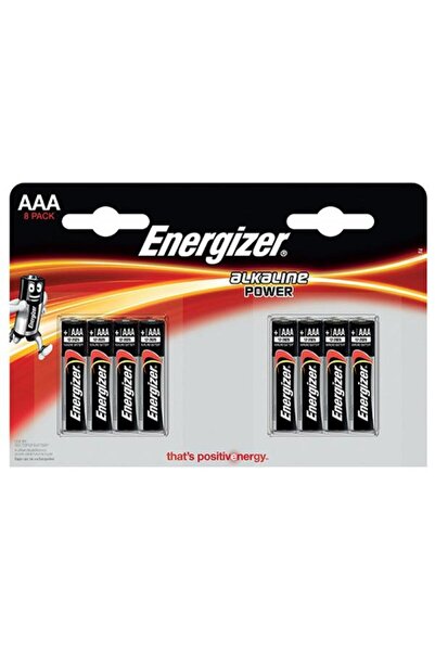 Energizer Baterii alcaline AAA Energizer, set de 8