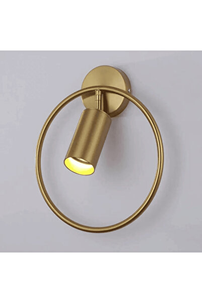 Generic Modern Golden Circle Wall Sconce E27