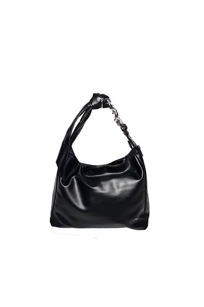 L-line fashion Women's bag, casual, black, 30x38x12 cm