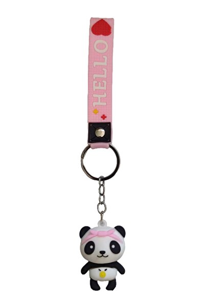 ALGYŞR سلسلة مفاتيح صغيرة لطيف على شكل شخصية الباندا قطعة
