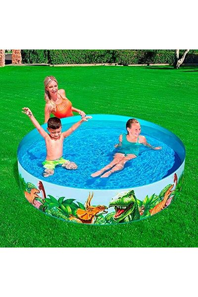 BESTWAY Importadora la Merced 244 Cm Large Dinosaur Circular Pool