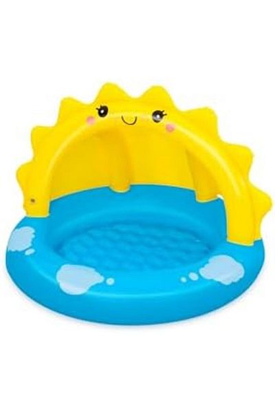 BESTWAY Sunny Days Paddling Pool with Sun Protection Roof 101 x 97 x 71 cm