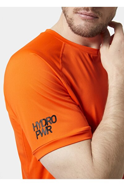 Helly Hansen Hp Ocean 2.0 - Men's Orange Round Neck T-Shirt